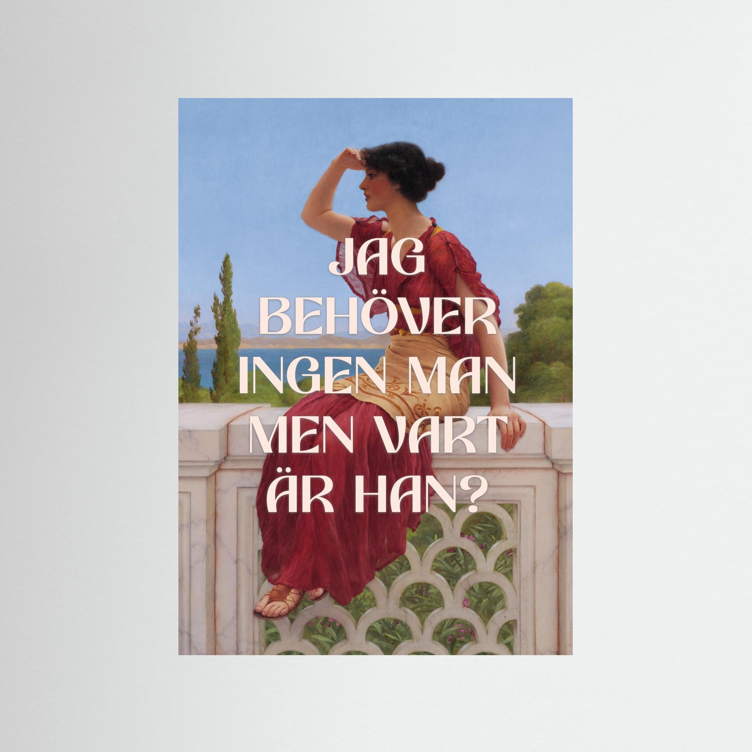 Jag behöver ingen man men vart är han