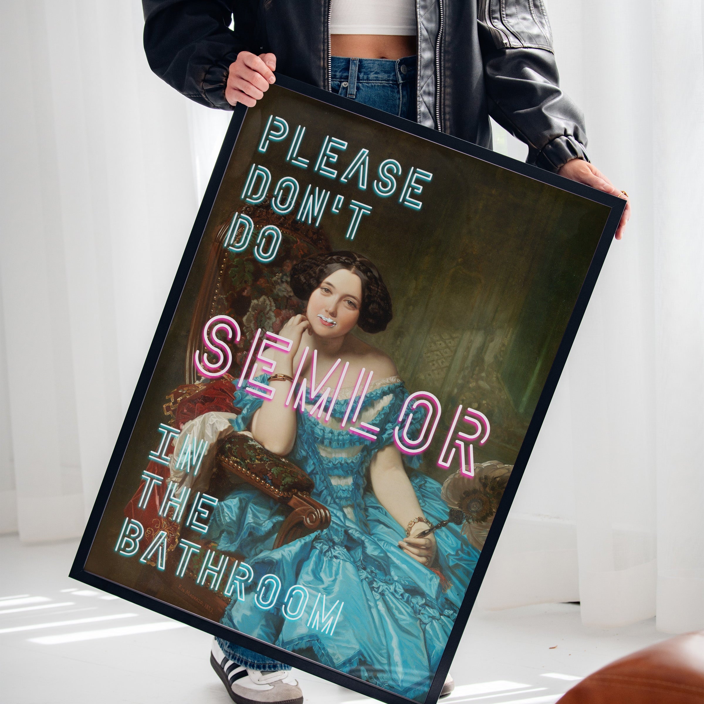 Please don't do semlor in the bathroom