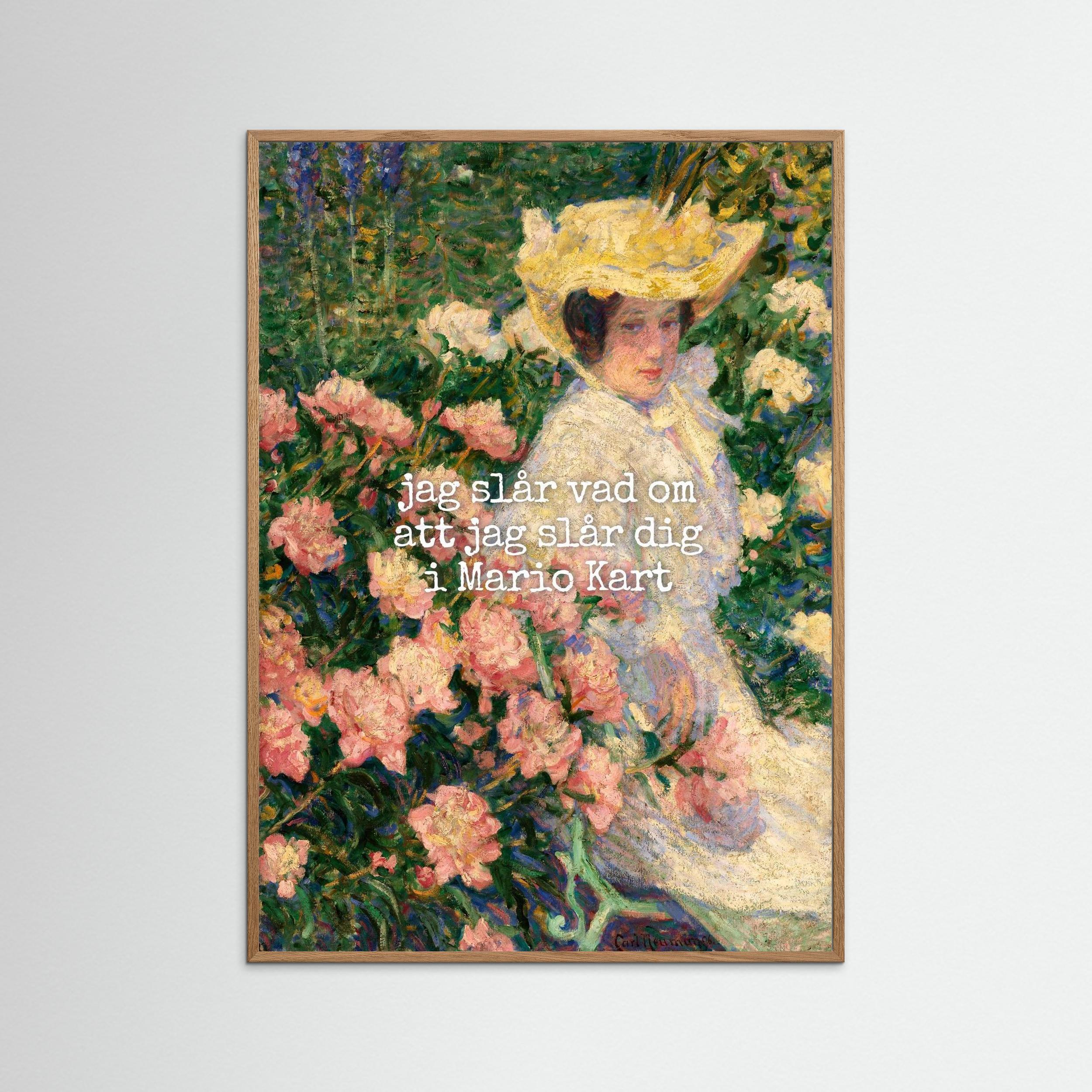 Jag slår vad om att jag slår dig i Mario Kart