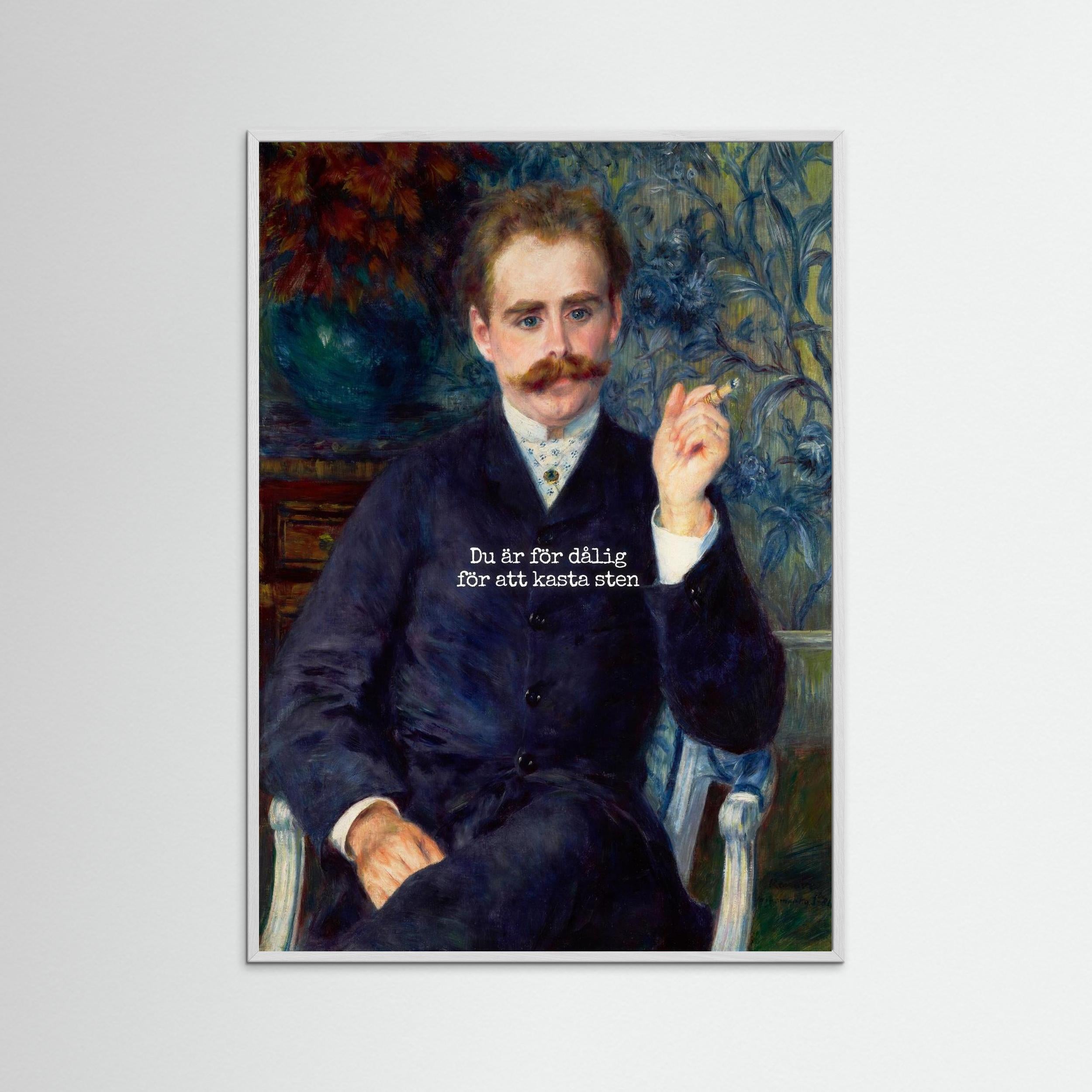 Du är för dålig för att kasta sten