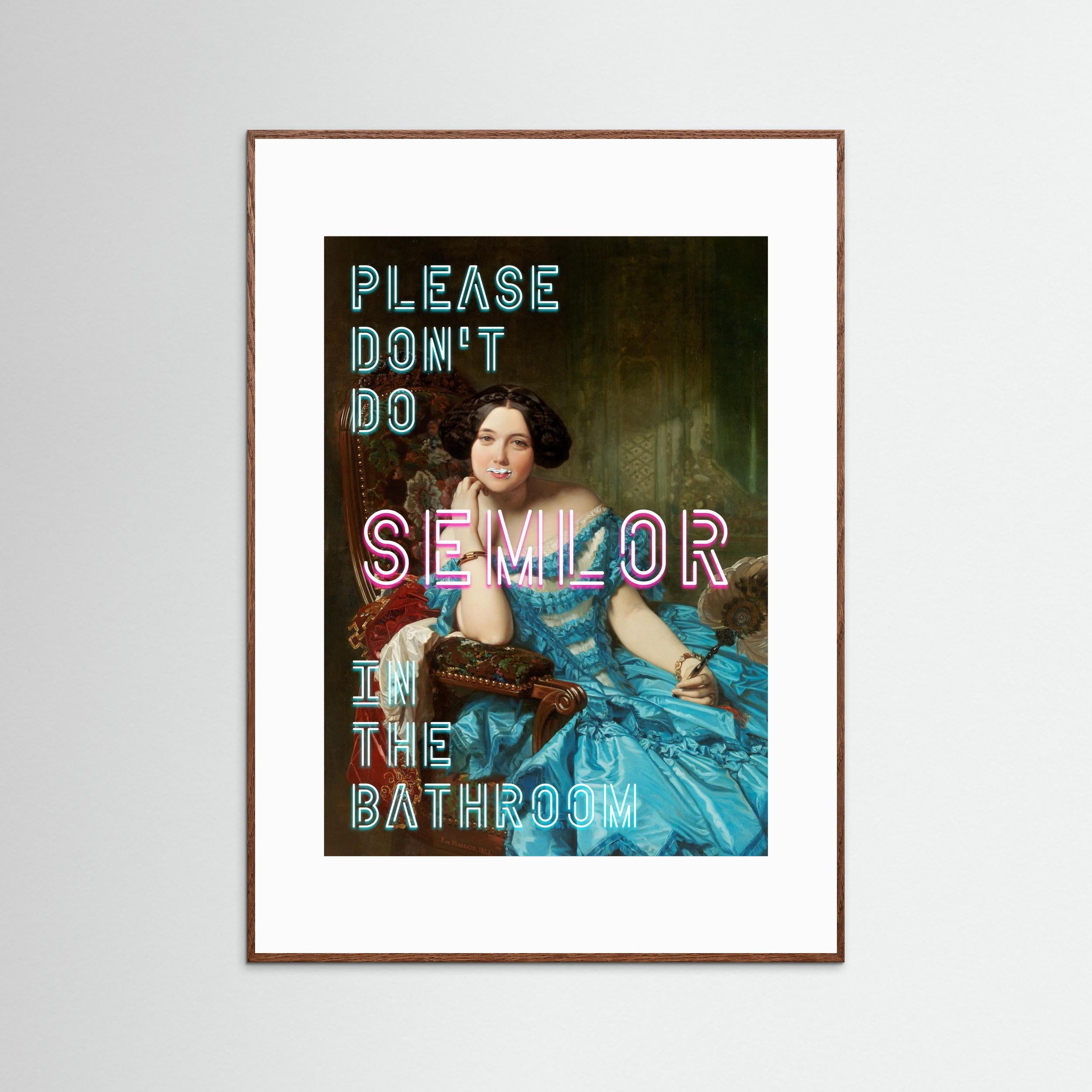 Please don't do semlor in the bathroom