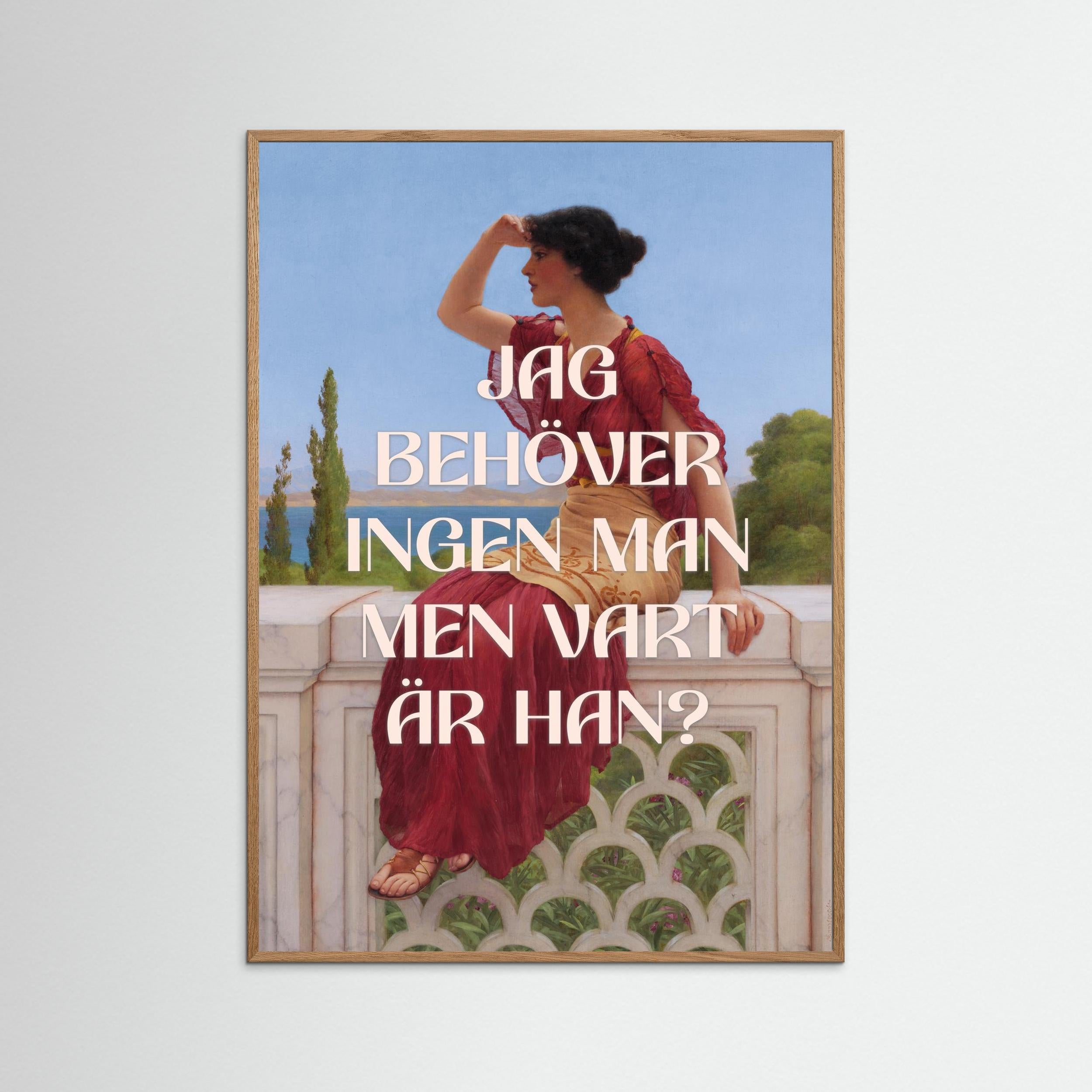 Jag behöver ingen man men vart är han