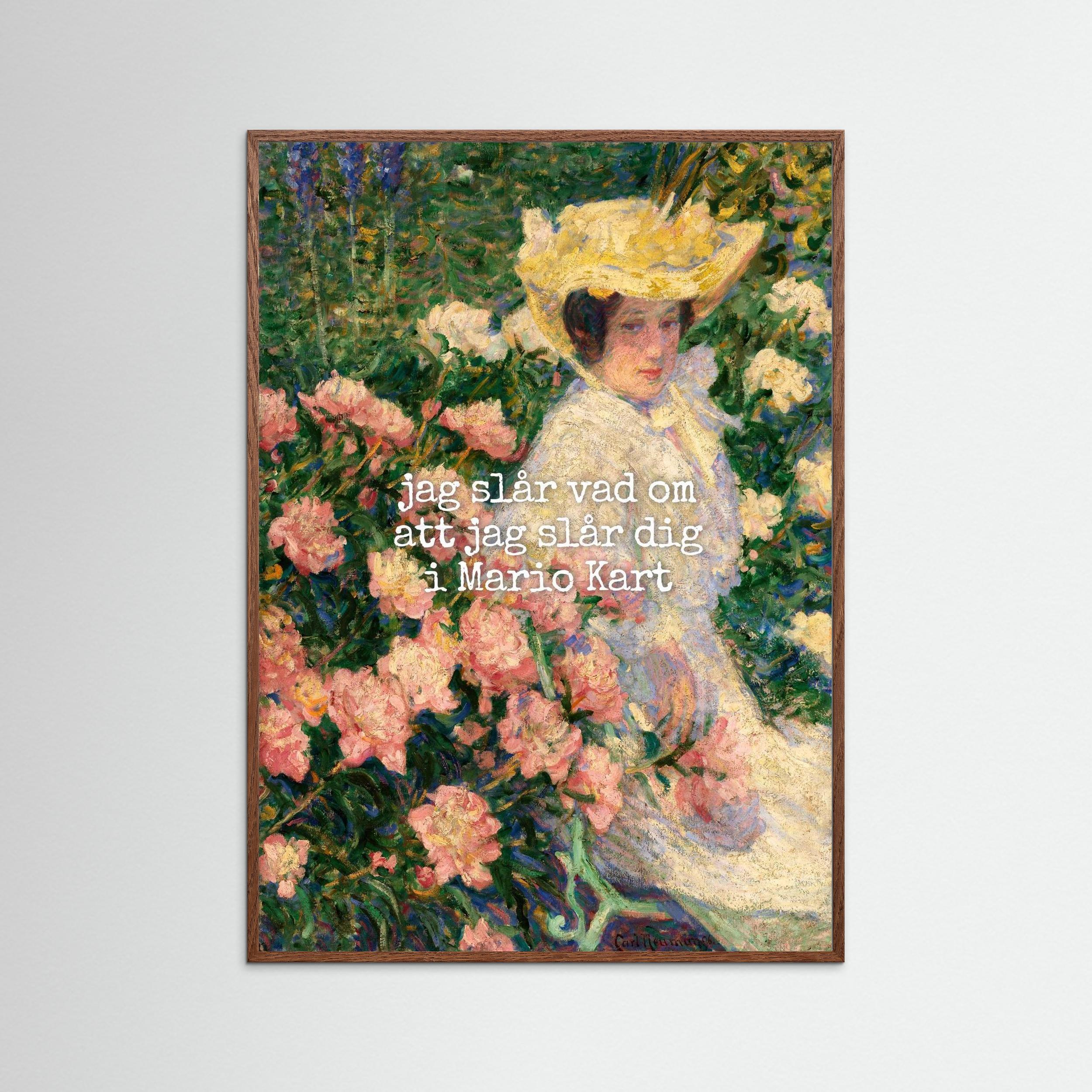 Jag slår vad om att jag slår dig i Mario Kart