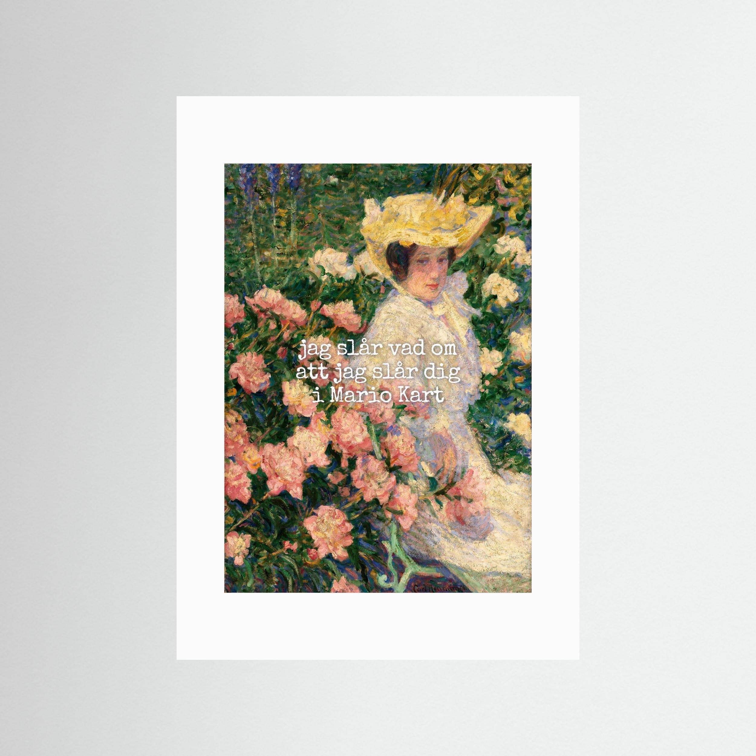 Jag slår vad om att jag slår dig i Mario Kart