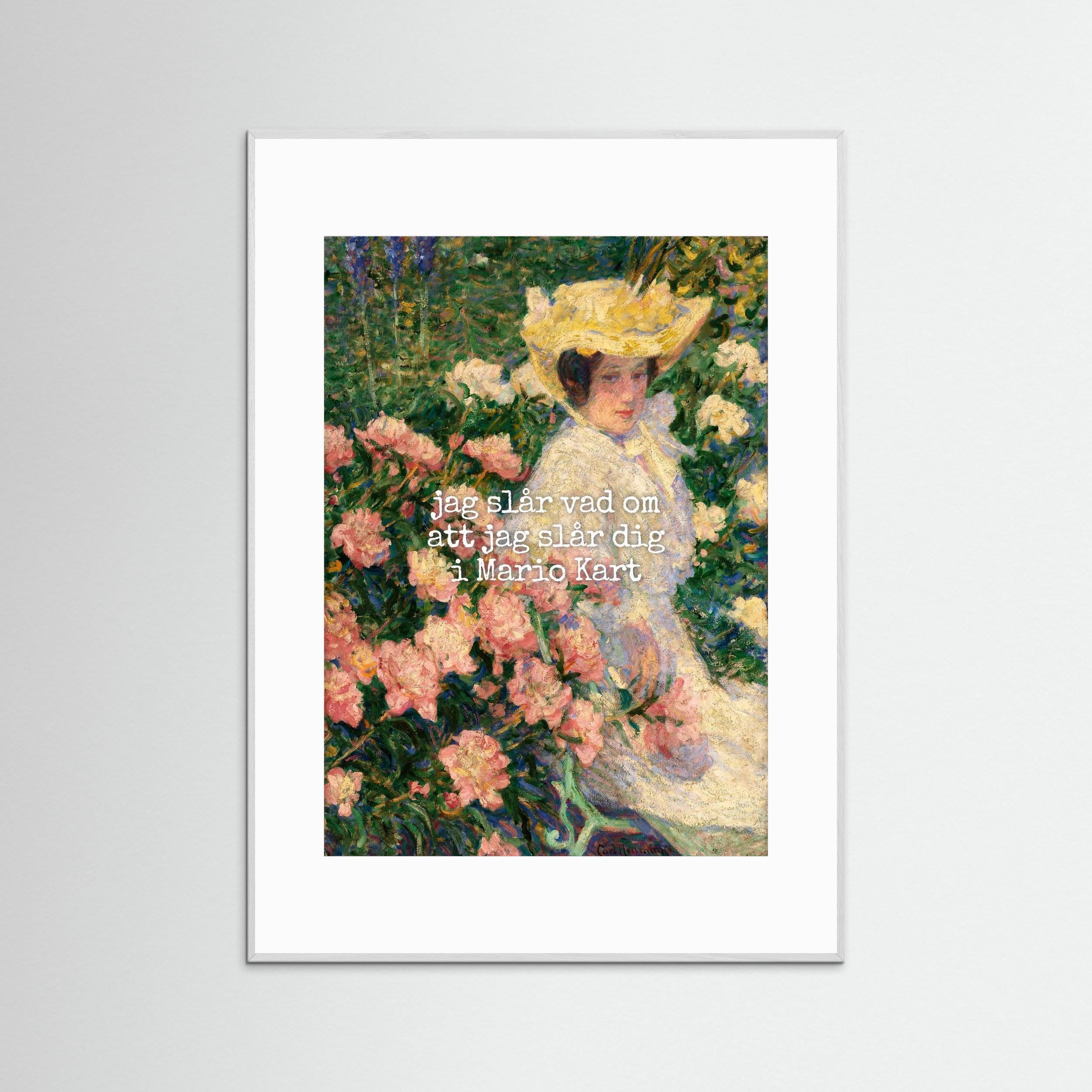 Jag slår vad om att jag slår dig i Mario Kart